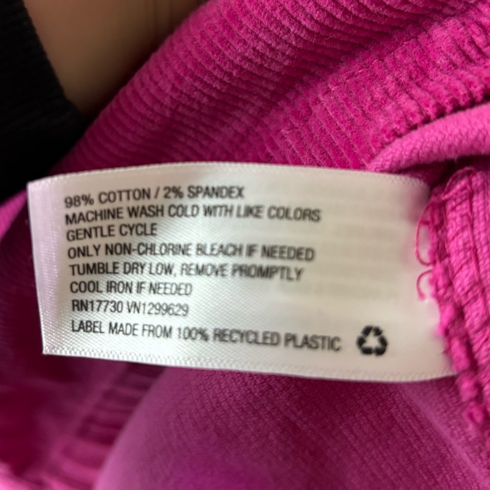 Wild Fable NWT Hot Pink Corduroy Skirt size 12 - Picture 5 of 6